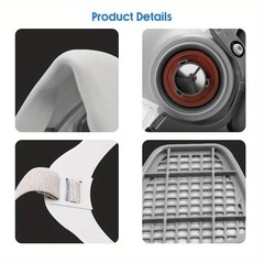 7in1 Half Face Gas Mask 6200 Respirator Safety Protect Painters Respirator