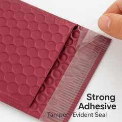Matte Metallic #000 4×8 Poly Bubble Mailers Self-Seal Privacy Durable Envelopes