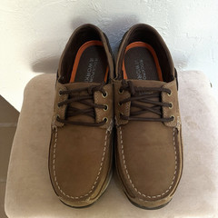 Rockport Works Sailing Club Steel Toe Leather Work Shoes Met Guard Men’s 6.5M