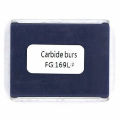 NEW 10Pcs Dental Lab Carbide Burs Drills FG169L# Tapered Fissure High Speed Bur