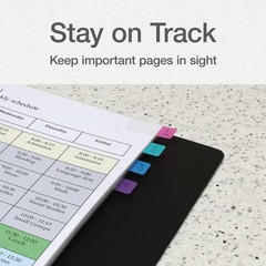Redi-Tag Write-On Tabs, Repositionable Small Size, 40 4 Vivid Colors
