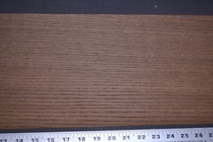 Fumed Oak Raw Wood Veneer Sheet 9 x 49 inches 1/42nd thick F7627-49