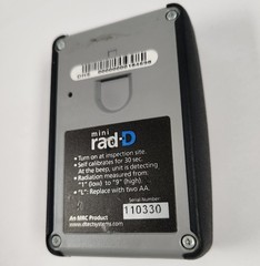 MRC D-tect Systems MiniRad-D Compact Personal Gamma Radiation Detector w/Case