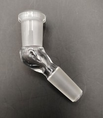 DISCOUNTED 10mm 45 Degree Angle Glass Ground Joint Attachment Adapter GonG Elbow