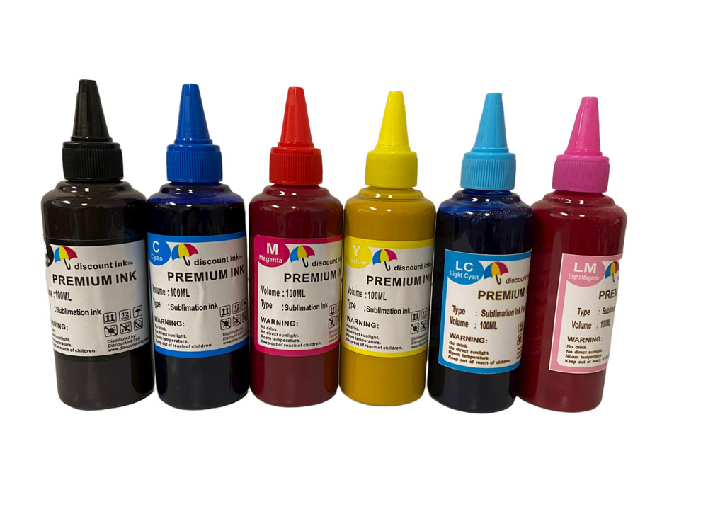600ml True Color Sublimation INK For EPSON 1400 ARTISAN 1430 – 6 colors