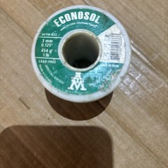 AIM Econosol 97/3 Lead-Free 0.125inch Solid Solder Wire for Plumbing Repairs