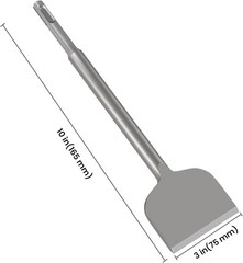 TOOVEM 3 Inch SDS Plus Chisel for SDS Plus Rotary Hammer Drill Tile Removal