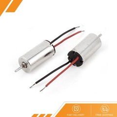 2 x DC 1.5V-3.7V 40000RPM Speed 6x12mm Mini Micro Coreless Motor