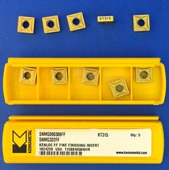 5pc KENNAMETAL SNMG 090308FF SNMG 322FF Cermet Inserts; KT315🎯Machinist