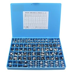 85 Sets Orthodontic Molar Bands Buccal Tube Roth 022 Double Lingual Sheath 3M