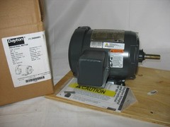 DAYTON 2N866 General Purpose Motor, 3/4HP, 1,750 RPM, 208-230/460V AC 2N866BG
