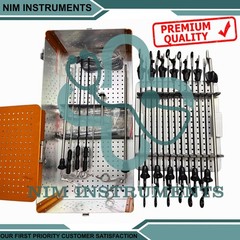 German Grade 28 Pcs Laparoscopic Surgery Set Laparoscopy Endoscopy Instruments