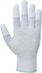 A198 Antistatic Safety Glove with PU Non Slip Fingertip Coating ANSI, Medium