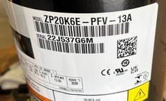 Emerson Copeland Scroll Compressor 208-230V 1 Ph 60 Hz ZP20K6E-PFV-13A New Surp.