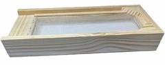 Pine 5 Frame Nuc IPM Screened Bottom Board with Corrugated Plastic in Wood Tray