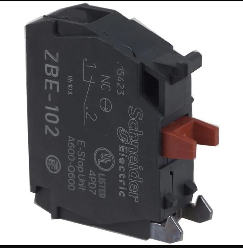 ZBE102 1PC New Schneider Contact Block, ZBE102, Ships Next Day