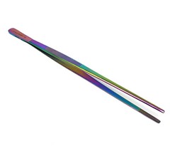 THUMB DRESSING FORCEPS BLUNT SERRATED 12” STRAIGHT TWEEZERS GERMAN STAINLESS CE