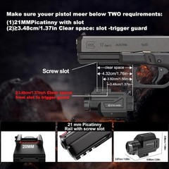1000 Lumens Light Laser Combo with Strobe Function, Tactical Green