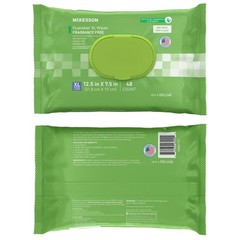 McKesson Flushable* Personal Wipe 7.5 x 12.5″ DXLU48 12 Pack 576 Wipes