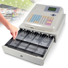 Electronic Pos Cash Register Cashier Machine With Drawer Financial Equipment