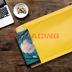#00 5″x8″ (13cm x 21cm) Yellow Kraft Bubble Mailer Mailing Shipping Envelope Bag