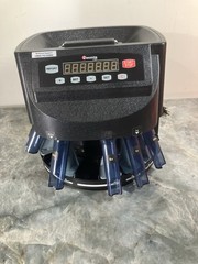Cassida C200 Digital Coin Counter Sorter & Wrapper Machine With Tubes