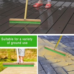 Yiyiring 2 Pcs 36 Inches Green Concrete Broom Finishing Soft Without Handle