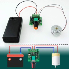 10pcs 2A Low Voltage DC LED Dimmer 1.8v 3v 5v 6v 12v PWM Motor Speed Controller