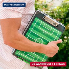 Dexas Clearview Clipcase clipboard13.75 X 9.5 in, Green. See Papers Clearly Outd