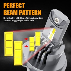 for Massey Ferguson MF 275 285S 290 LED Headlight Combo High/Low Beam Bulbs Kits