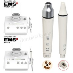 Dental LED/NO-LED Ultrasonic Scaler 2*Bottles Handpiece Fit EMS WOODPECKER NEW