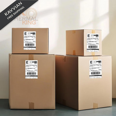 TK Thermal King, 4″ x 6″ 1 Stack Fanfold Direct 500 Labels, White