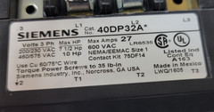 New Siemens 40DP32AF NEMA Size 1 Contactor 120V-AC 27A 10HP D648188
