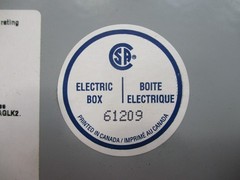 Hoffman AHE10X8X6 Cutout Box Type 1 Electrical Enclosure 10x8x6