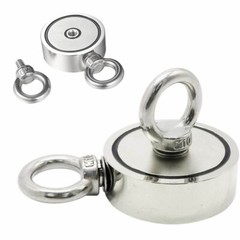 90-800LBS Fishing Magnet Kit Strong Neodymium Pull Force Treasure Hunt