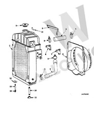4-ROW 62MM RADIATOR FIT INTERNATIONAL FARMALL 300 350 MODEL TRACTOR #361704R93