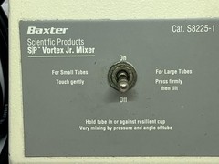 Baxter Scientific Products S8223-1 SP Lab Vortex Mixer Tested WORKS