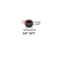 USA! NPT Plug Hex Countersunk Plug Pipe Fitting 3/8NPT Male Thread Socket 10PCS