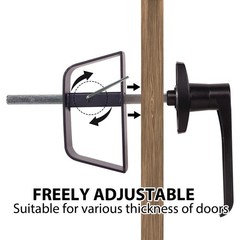 shed Door Latch shed Door Handle with 5-1/2″ Stem,shed Door Lock Matching Set…