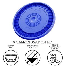 5 Gallon Blue Bucket Lid