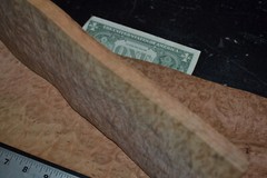 Eucalyptus Burl Raw Wood Veneer Sheet 6 x 20 inches 1/42nd 7369-3