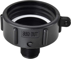 275 330 Gn IBC Tote Tank Food Grade Drain Adapter 2″ Coarse Thread X Garden Hose