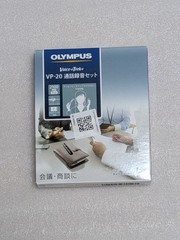 OM SYSTEM Olympus VP-20 Voice Recorder + TP8 Mic Set for Meetings Calls Business