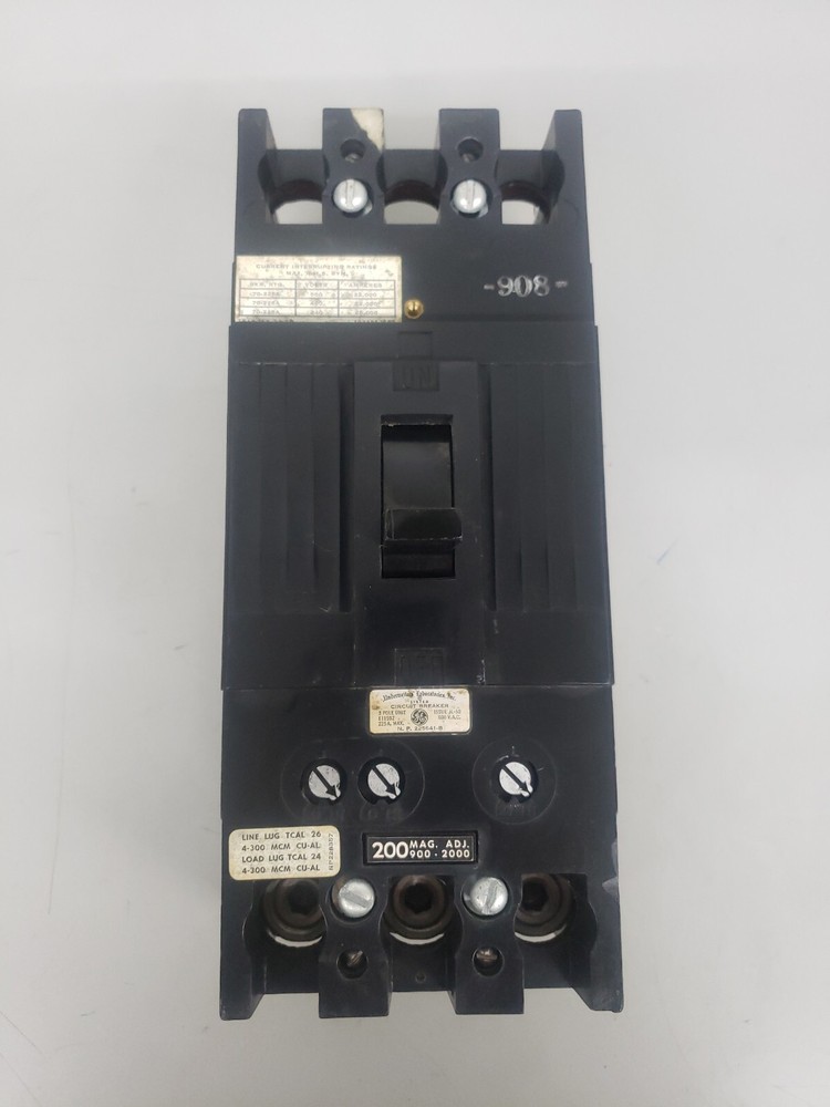 GENERAL ELECTRIC 200 Amp Circuit Breaker TFJ236200