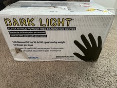 Dark Light Disposable Nitrile Gloves – Heavy Duty Work Gloves- XXL (900ct)