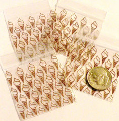 DIME BAGS 1000pcs 1.5″ x 1.5″ WE CHOOSE RANDOM MIX! (10 packs x 100)