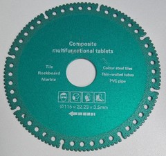 3Pcs Cutting Disc for Grinder 4.53″/115mm Diameter Indestructible Disk Composite