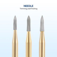 JMU Dental Orthodontic Trimming and Finishing Carbide Burs Need Egg for HP, 5PCS