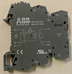 NEW ABB 0B0C1000-24VDC (1SNA645051R0400) 24VDC OPTOCOUPLER MODULE TERMINAL BLOCK