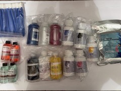 DTF Printing Bundle STS Ink CMYK + 3 White, Powder & Film Roll NEW Sealed
